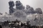حملات شدید هوایی به غزه