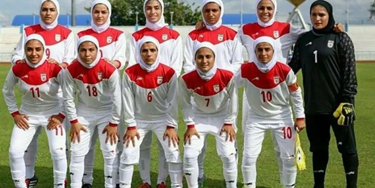 برد 8 گله بانوان جوان فوتبالیست ایران