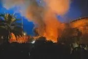 به آتش کشیدن سفارت سوئد در عراق