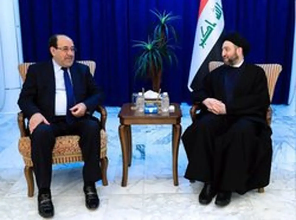  دیدار سید عمار حکیم و نوری مالکی 