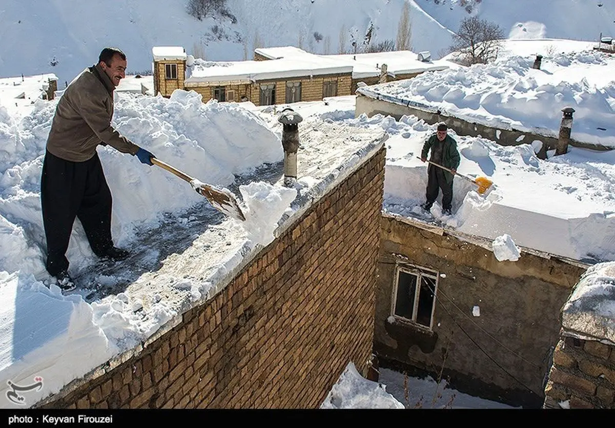 لرستان در برف و بوران