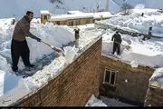 لرستان در برف و بوران