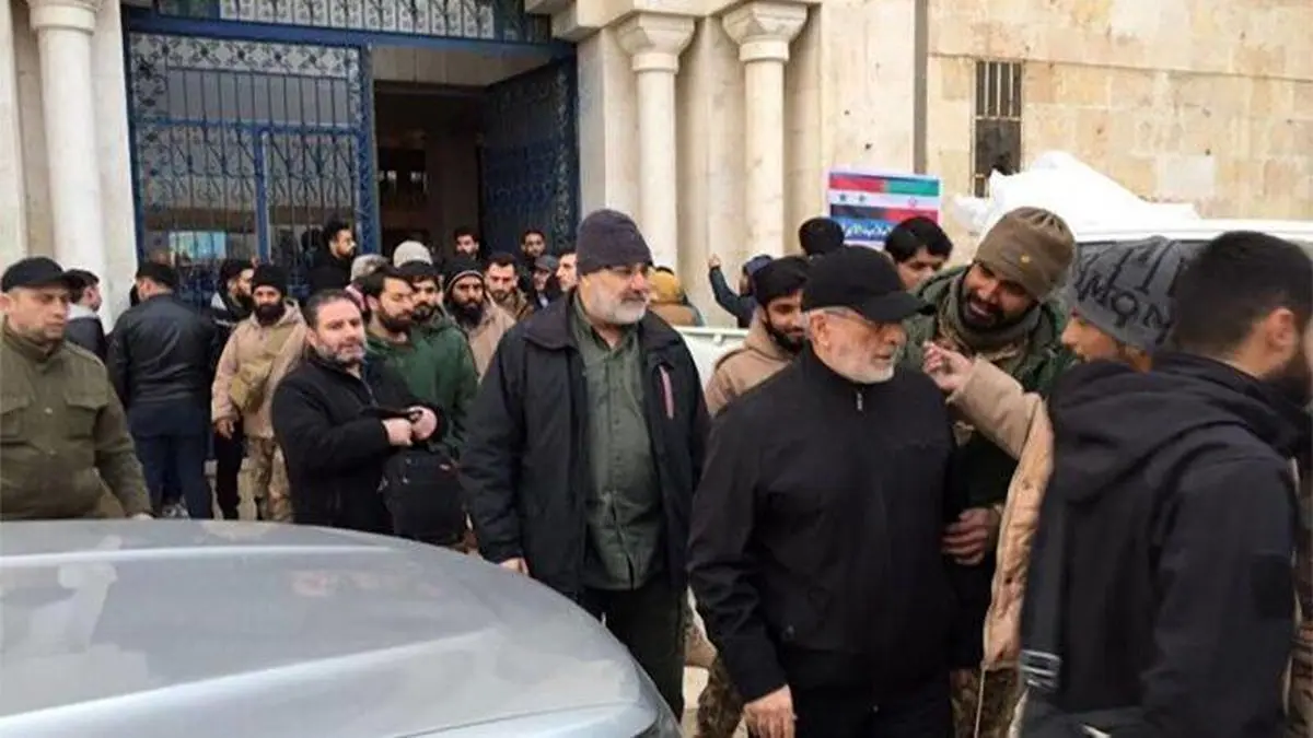 سردار قاآنی از مناطق زلزله زده شهر حلب بازدید کرد +عکس

