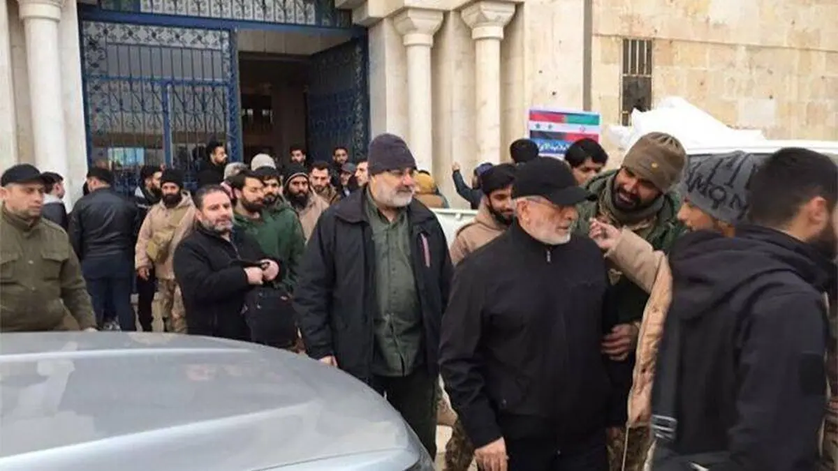 سردار قاآنی از مناطق زلزله زده شهر حلب بازدید کرد +عکس
