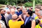  وزیر کشور پای درد سیل‌زدگان آستارا