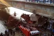 ۱۸ کشته در سقوط مرگبار اتوبوس به رودخانه
