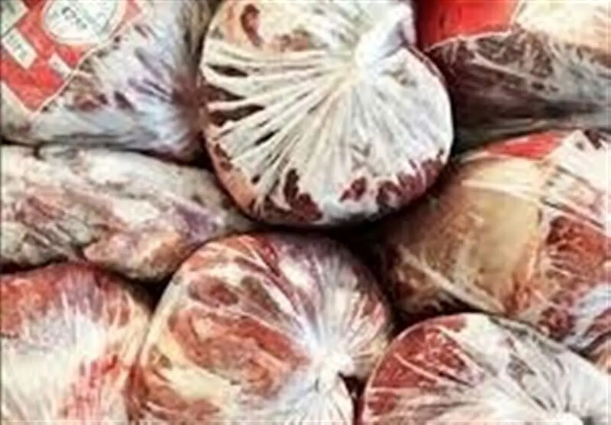 بیش از یک هزار و ۴۰۰ تن گوشت منجمد توزیع شد