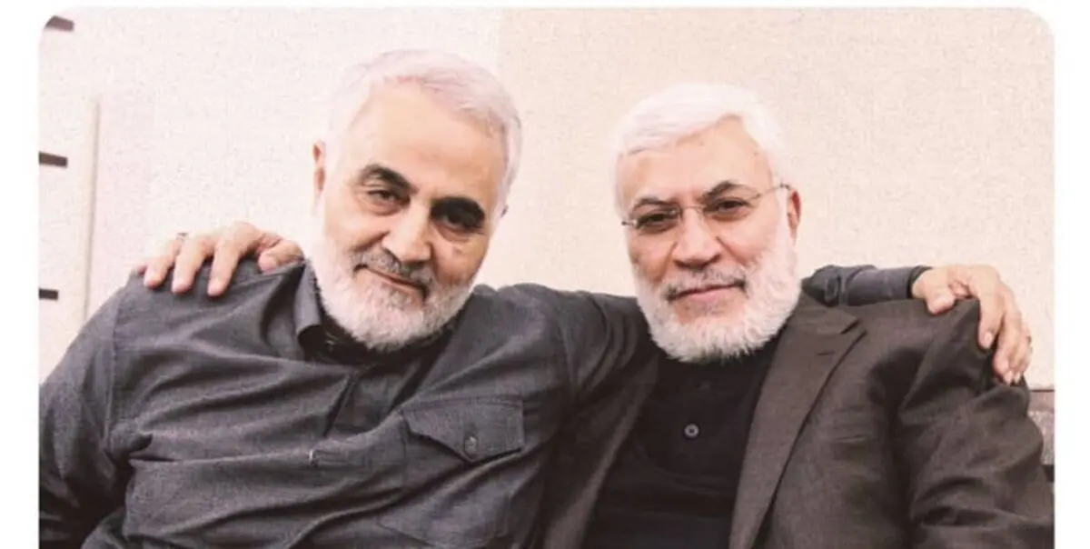 حضور مقامات عراقی در مراسم یادبود شهید سلیمانی و شهید المهندس+فیلم