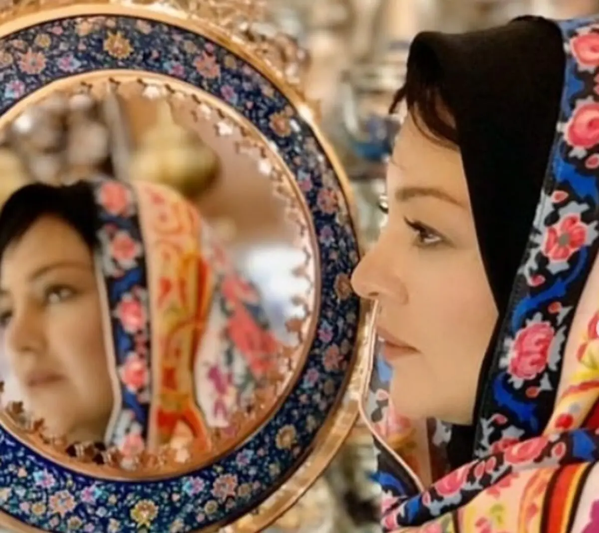 بانوی هنرمند ایرانی که ۸ سال پیش کرونا را نقاشی کرده بود/عکس