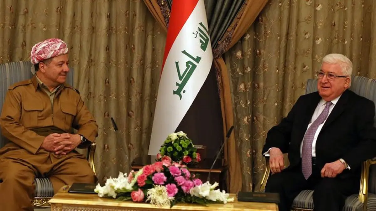 دیدار فؤاد معصوم با مسعود و نیچروان بارزانی