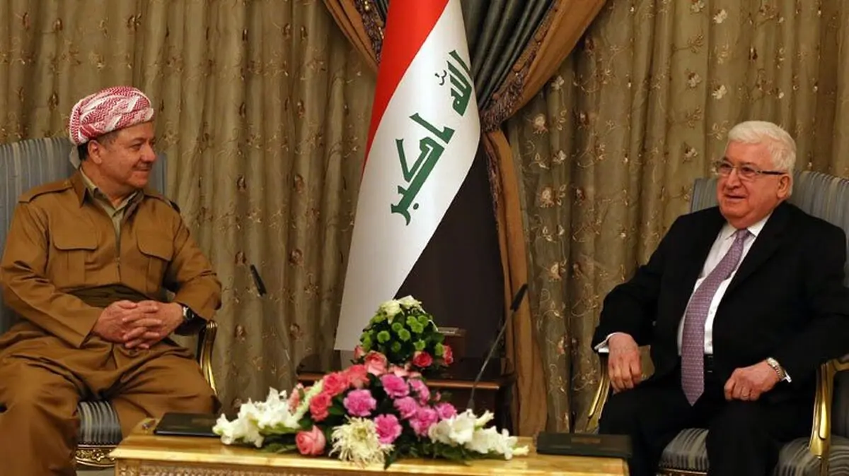 دیدار فؤاد معصوم با مسعود و نیچروان بارزانی