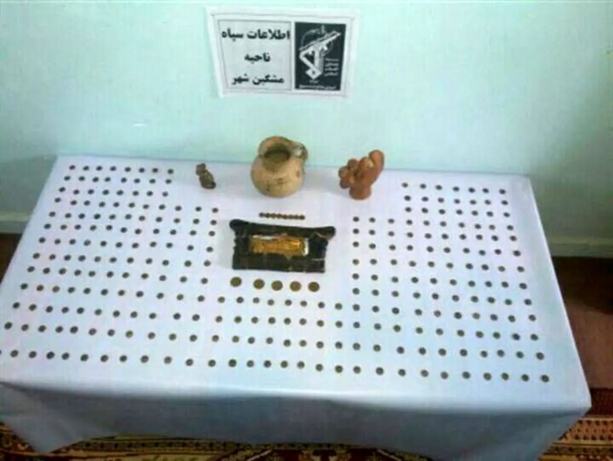 بالغ بر 300 قلم اشیاء باستانی در مشگینشهر کشف شد