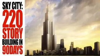 ساخت بلندترین آسمانخراش جهان در ۹۰ روز