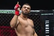 حمله یک مبارز ایرانی MMA  به امیر علی اکبری