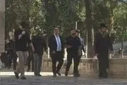 یورش وزیر فاشیست رژیم صهیونیستی به مسجدالاقصی