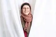 ژست با ماسک خانم بازیگر+عکس