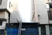  ساختمان وزارت نیرو بعد از اطفاء حریق/ عکس