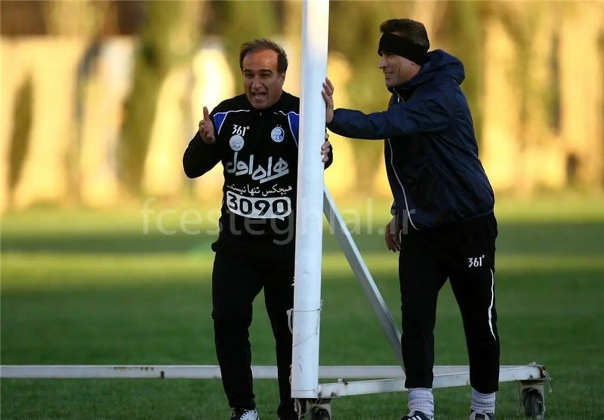 مربی استقلال:خوشحال میشویم پرسپولیس هم خوب بازی کند