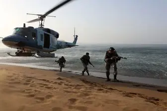  رزمایش ارتش در سواحل مکران +فیلم