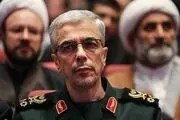  حضور سردار باقری در نقطه صفر مرزی و گفت‌و گو با مرزبانان 