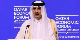 خوشحالی امیر قطر از پیروزی ایران+فیلم