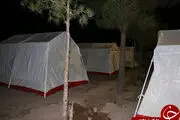 اسکان زرندی ها در چادرها+ تصاویر
