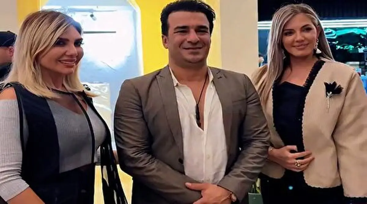 بازیگران مشهور با زنان بی‌حجاب در مراسم جنجالی
