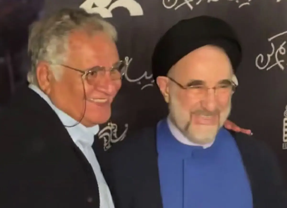 خاتمی در فرش قرمز فیلم جدید پاشا رستمی
