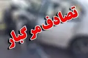 واژگونی مرگبار خودرو ساینا 