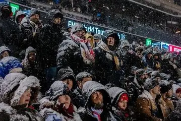 عکس/ فینال لیگ برتر کانادا در دل برف‌های سنگین برگزار شد
