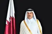 تیپ جالب امیر قطر در آفریقا+عکس