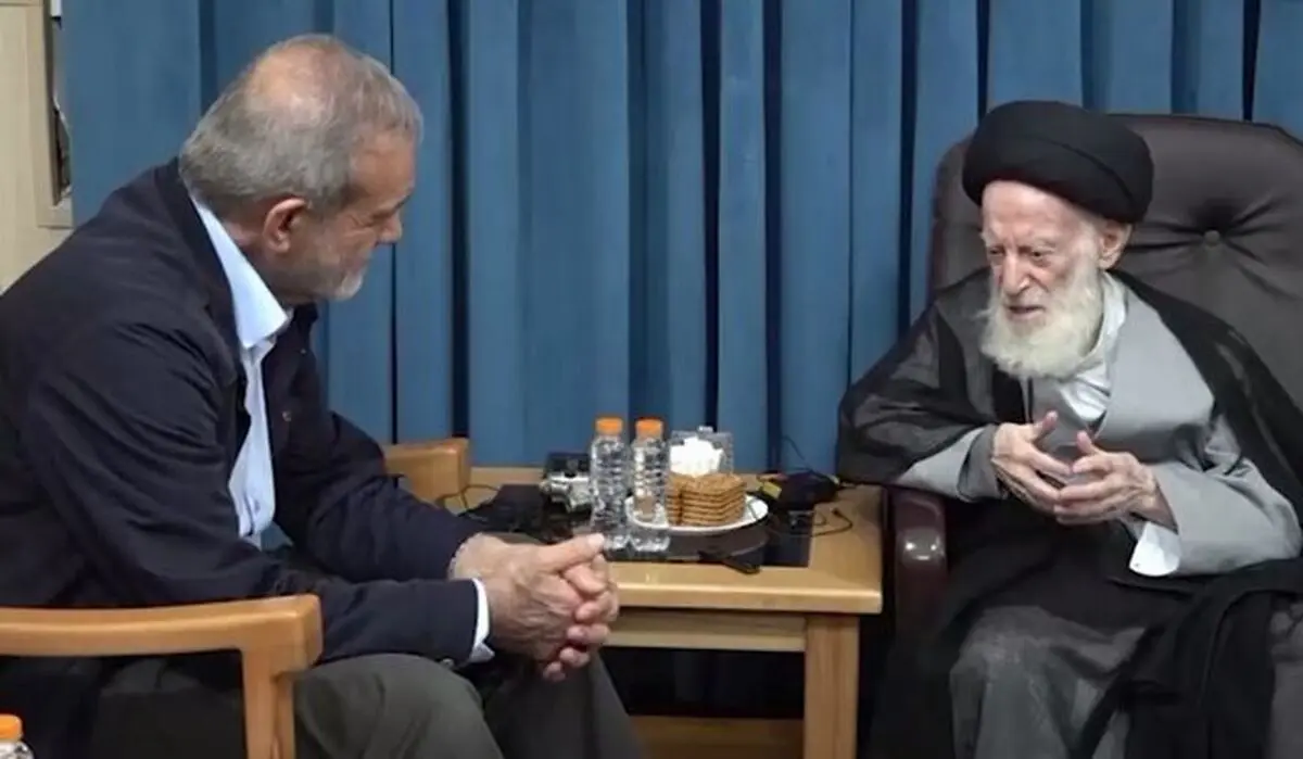 
دیدار رئیس جمهور با آیت الله شبیری زنجانی
