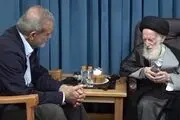 
دیدار رئیس جمهور با آیت الله شبیری زنجانی
