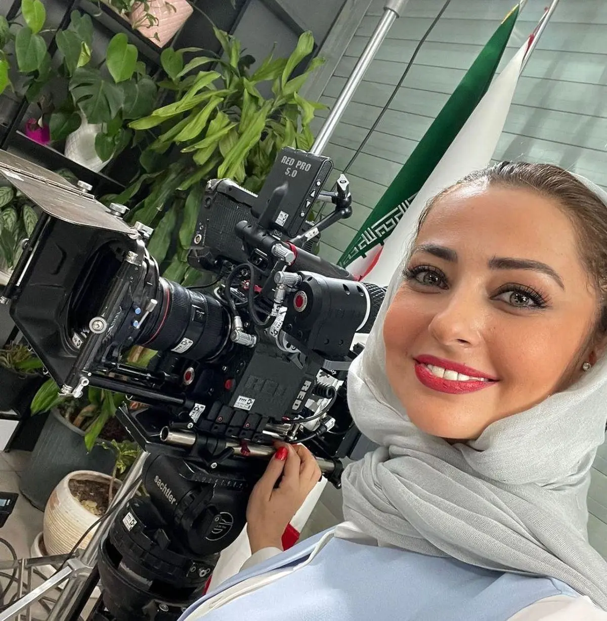 تیپ همیشگی نفیسه روشن/ عکس