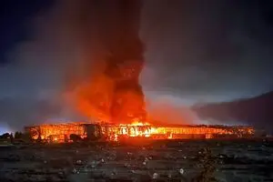 بمباران بیمارستان صحرایی هلال‌احمر ایران 