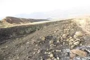
85 هکتار از زمین های شهرستان طارم طعمه حریق شد