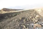 
85 هکتار از زمین های شهرستان طارم طعمه حریق شد