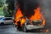 انفجار خودروی بمب‌گذاری شده در اراضی اشغالی+فیلم