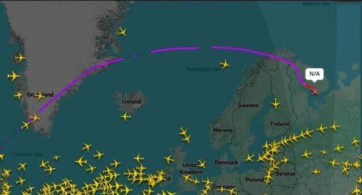 محو هواپیمای آمریکا پس از ورود به حریم هوایی کشور+عکس