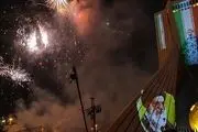 فریاد الله اکبر مردم در شب 22 بهمن 1402