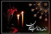 مقاماتی که در مراسم گرامیداشت والده سردار سپاه حضور داشتند