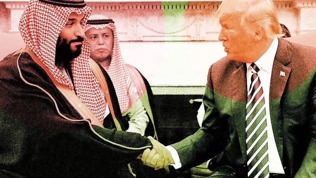 واکنش سعودی ها به خبر قهوه نخوردن ترامپ+فیلم