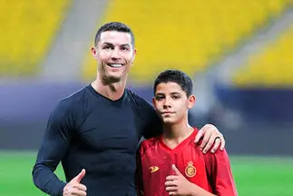 هدیه فوق لاکچری رونالدو به پسرش +عکس