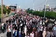 
راهپیمایی سراسری در کشور علیه اغتشاشگران
