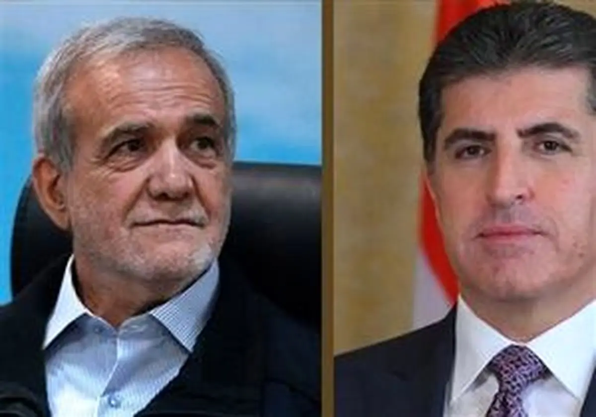بارزانی در تماس تلفنی به پزشکیان چه گفت؟