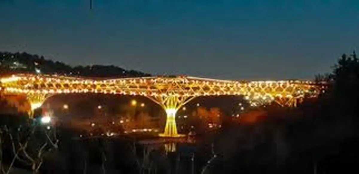 پل طبیعت امشب نارنجی می‌شود