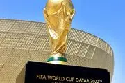 لحظه ورود کاپ جام جهانی به ورزشگاه البیت