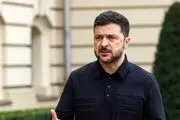 زلنسکی: پوتین مرد جنگ است