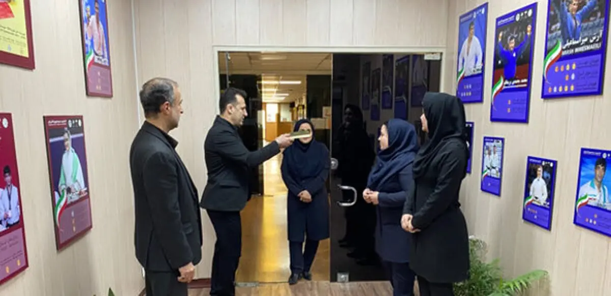 نایب رئیس بانوان فدراسیون جودو که در حملات دشمن دچار جراحت شده بود برگشت