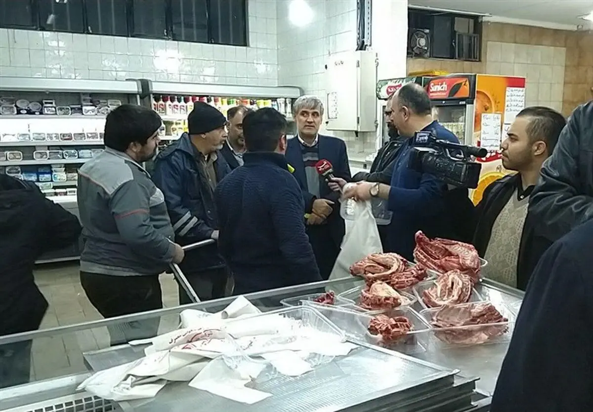 کشف مقادیری گوشت‌های تنظیم بازاری، در یکی از فروشگاه‌های متعلق به جهاد کشاورزی